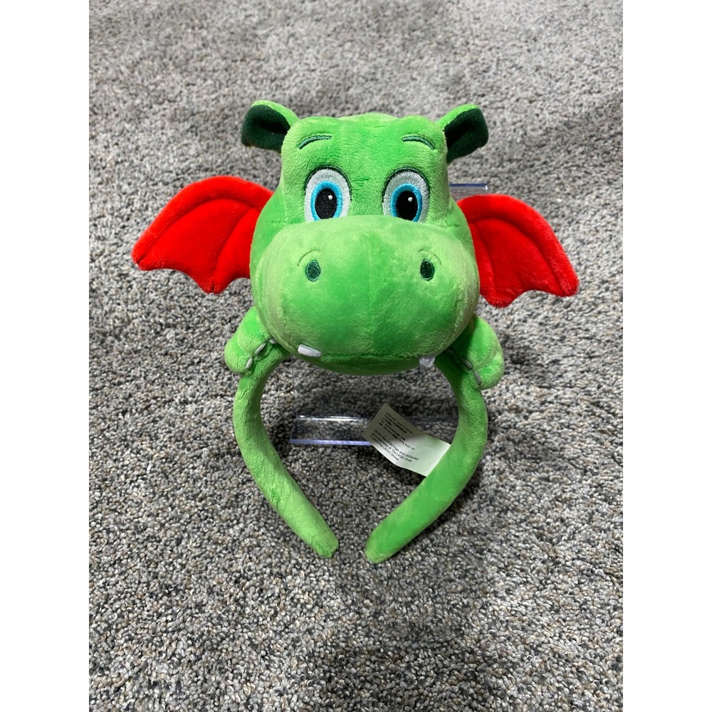 Headband Plush Dragon LEGOLAND Japan Green OS Excellent